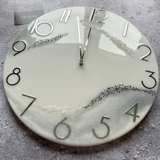 Deluxe Handmade Resin Wall Clock – Modern Decorative Home Decor