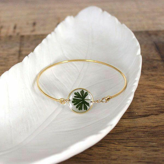 Everleaf Gold Round Resin Bracelet